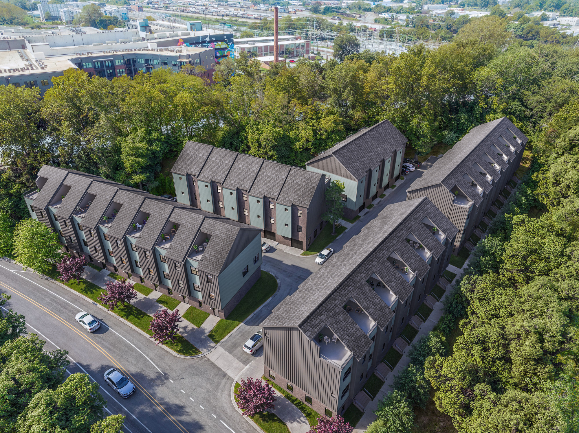 The Collection at NoDa Townhomes in Charlotte My Niche Apartments